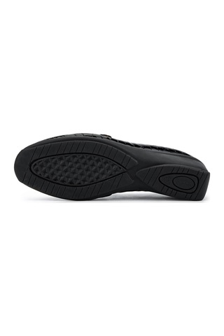 Relax Anatomic Kadın Hakiki Deri Siyah Comfort Ayakkabı 611 E4260-08 Bn Ayk Sk25-26 Black Siyah