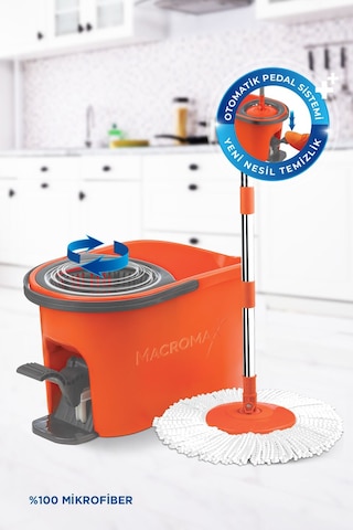 Macromax Force Pedallı Otomatik Temizlik Seti 16 L