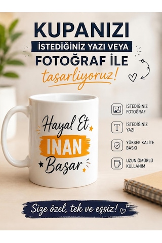 Harry Potter Kupa Bardak Özel Tasarım Açık Beyaz