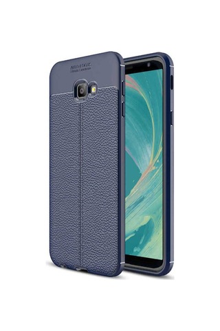 Samsung Uyumlu Galaxy J4 Plus Kılıf Zore Niss Silikon Kapak Lacivert