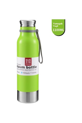 18 Paslanmaz Çelik Termos Bardak Yeşil