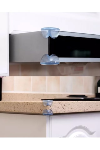 Portakal Safety Şeffaf Köşe Koruyucu 4'lü Çok Renkli