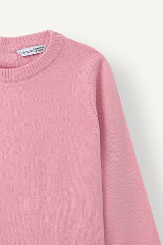 Defacto Oversize Bisiklet Yaka Düşük Omuzlu Basic Triko Kazak H8470a526aupn445 Pembe-pn445