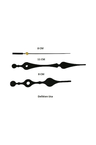 2 Adet Şaft Uzunluğu 18 Mm Sarkaçlı Duvar Saati Mekanizması (549213960)