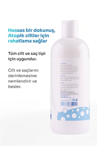 Babyton Atopik Çok Kuru Ve Hassas Ciltler İçin Saç Vücut Şampuanı 400 ML