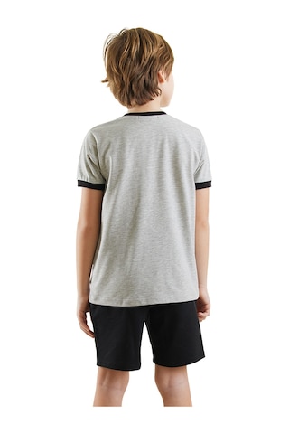 Denokids Pirate Erkek Çocuk T-shirt Şort Takım Renkli Çok Renkli