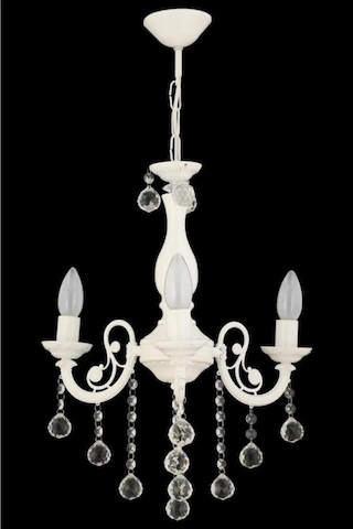 İstanbul Avize Döküm 3'lü Beyaz Avize