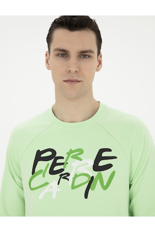 Pierre Cardin Erkek Fıstık Sweatshirt 50285538-vr087 Yeşil