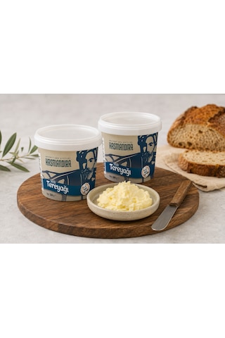 Hasmandıra Doğal Tuzlu Kova Tereyağı 500 G X 2 Adet %82 Süt Yağı 1 Kg
