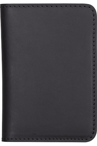 Enrico Slim Deri Kartlık G1 Mat Siyah