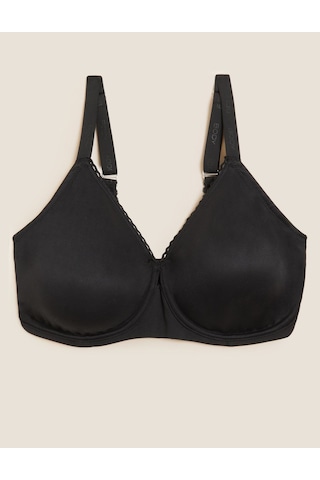 Marks & Spencer Cool Comfort Toparlayıcı Pamuklu Sütyen Siyah