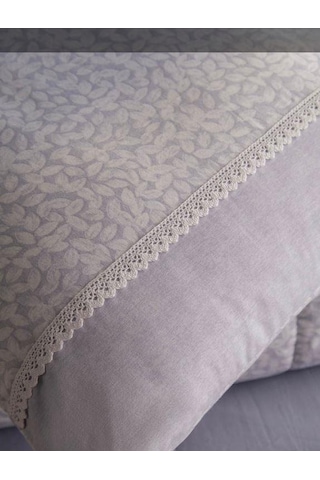 Apricitas Home Tek Kişilik Yatak Örtüsü Set İnes Gri Ap83t00010024