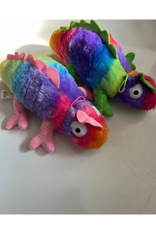 Peluş Bukalemun 40 Cm Çok Renkli