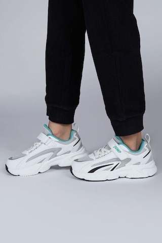 Jump 29604 Üniseks Çocuk Sneaker Günlük Spor Ayakkabı Beyaz Beyaz