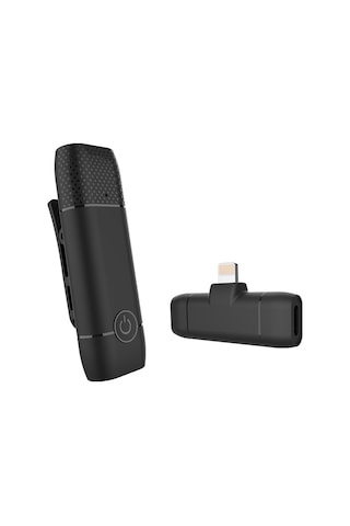 Leezsing Kablosuz Mini Mikrofon - Yaka Mikrofonu, Ios Uyumlu, 30m Menzilli, Net Ses Kaydı