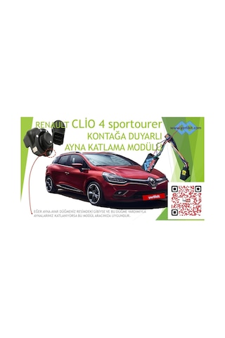 Renault Clio4 Sporttourer Kontağa Duyarlı Katlanır Ayna Modülü