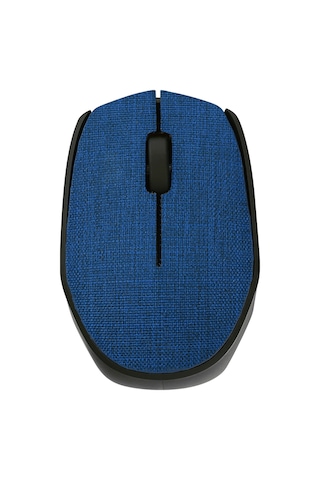 Mavi Kablosuz Usb 2.4ghz Terletmez Kumaş Fabric Yüzey 1.200dpi Hafif Kablosuz Mouse Diğer