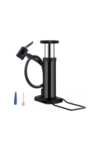 Lastik Hava Şişirme Pompası Motor Bisiklet Top Bot Aparatı Gri