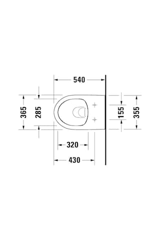 Duravit - Durastyle Kanalsız Asma Klozet Kapak Dahil - 25623900a1- Diğer