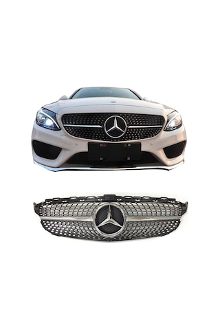 Mercedes W205 Diamond Amg Ön Panjur Izgara 2015-2018 Arası