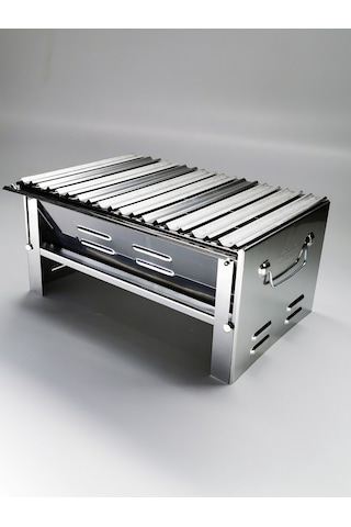 Mizan Krom Katlanabilir Kömürlü Mangal