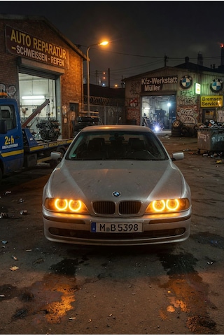 Bmw E39 Led Angel Halka Seti Amber Turuncu Renk Premium Görüntü