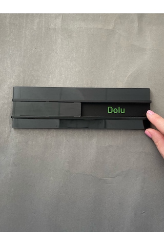 Siyah Basic Özel Seri Dolu&boş Levhası