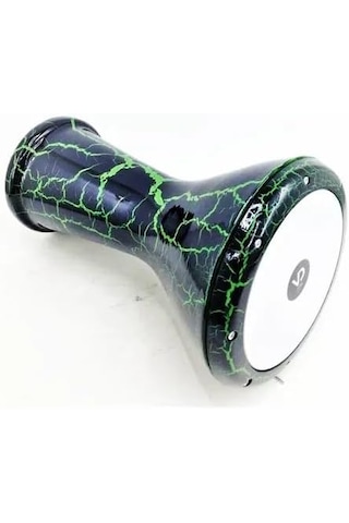 Vatan Darbuka 5 No Yeşil Çatlak Boyalı Profesyonel Mısır Darbuka Döküm Çömlek Doumbek