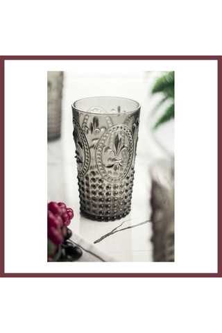 Storeşahin Akrilik Füme Tekli Uzun Bardak & Su Meşrubat Bardağı 750 Ml Büyük Boy & Cam Değildir Shn0720