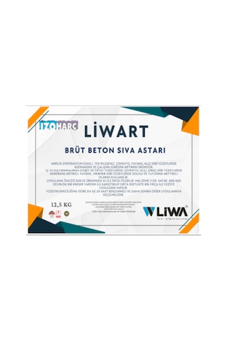 Liwart - 201 Brüt Beton Astarı 1 L