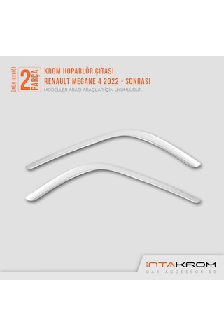Renault Megane 4 Krom Hoparlör Çıtası 2 Parça 2022 Ve Üzeri Yeni Hb-sd