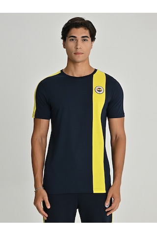 Fenerium Fenerbahçe S.k. 25/26 Sezon Tribün Basic Tişört Tribün Forması Lacivert