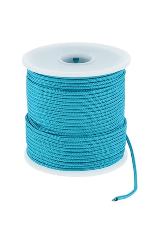 Dolıty 2mm 50 M Paracord Paraşüt Halat Kordon Açık Kamp Mavi
