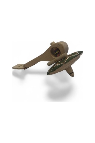 Çılgın Çark Ahşap Topaç Yeşil