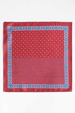 AC&Co / Altınyıldız Classics Erkek Bordo-mavi Desenli Mendil Bordo - Mavi