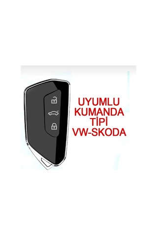 Volkswagen Golf 8 Kumanda Kılıfı Seat Skoda Premium Kılıf Süet Deri