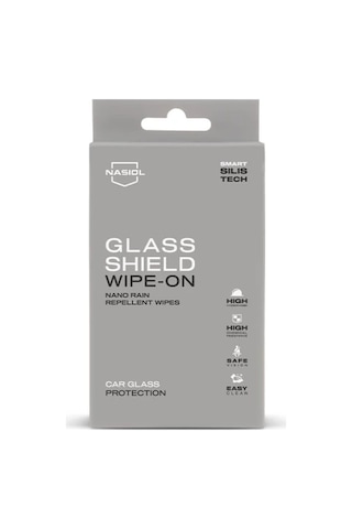 Nasiol Glasshield Wipe-on Nano Yağmur Kaydırıcı Mendil