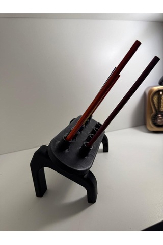 Kalem Standı Kalemlik Ressam Kalemlik Stand Siyah