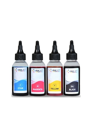 Canon Uyumlu Mürekkep Inkjet Bitmeyen Kartuş 4X100 ML Mürekkebi