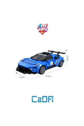 Cada Maserati Gt2 1:24 C55031w 240 Parça Oyuncak Yapım Seti Blok Araba Ffcada-c55031w