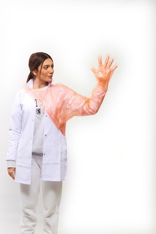 Rektal Eldiven Omuz Korumalı Doğum Suni Tohumlama 50’Li Turuncu