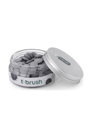 T-Brush Activated Charcoal Florürsüz Diş Macunu 90 Tablet