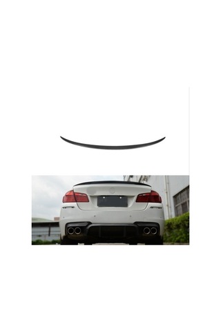 Bmw F10 Uyumlu Yedek Parça M5 Spoiler - Piano Black Parlak Siyah