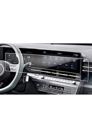 Hyundai Kona Mat Ekran Koruyucu Multimedya Dijital Gösterge ' Sadece Ekran Koruyucu