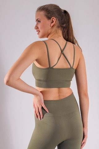 Slimwear Sw Spor Bra Tayt Takım Mavi