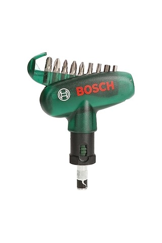 Professional Accessories Diy Circirli Tornavida Ve 9 Vidalama Ucu, Gri