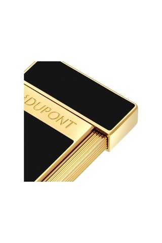 S.t. Dupont Lacquered Slimmy Siyah Puro Çakmağı 28222
