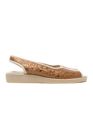 Sandalet Kadın 983 Green Life Stretch Women's Footwear Brown Brown Kahverengi