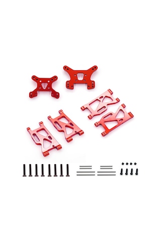 Suofeng Wltoys 1/14 144001 Rc Araç İçin Ön/arma Süspansiyon Kolları - Alüminyum Yükseltme Parçaları