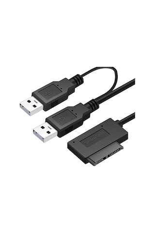 7+6 13pim Usb 2.0 Slimline Sata Kablo Notebook Cd-dvd Rom Optik Sürücü Sata Kablosu